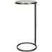 Grey Emperador Marble Accent Sofa Table 59cm