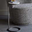 Grey Emperador Marble Accent Sofa Table 59cm | Annie Mo's