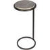 Grey Emperador Marble Accent Sofa Table 59cm