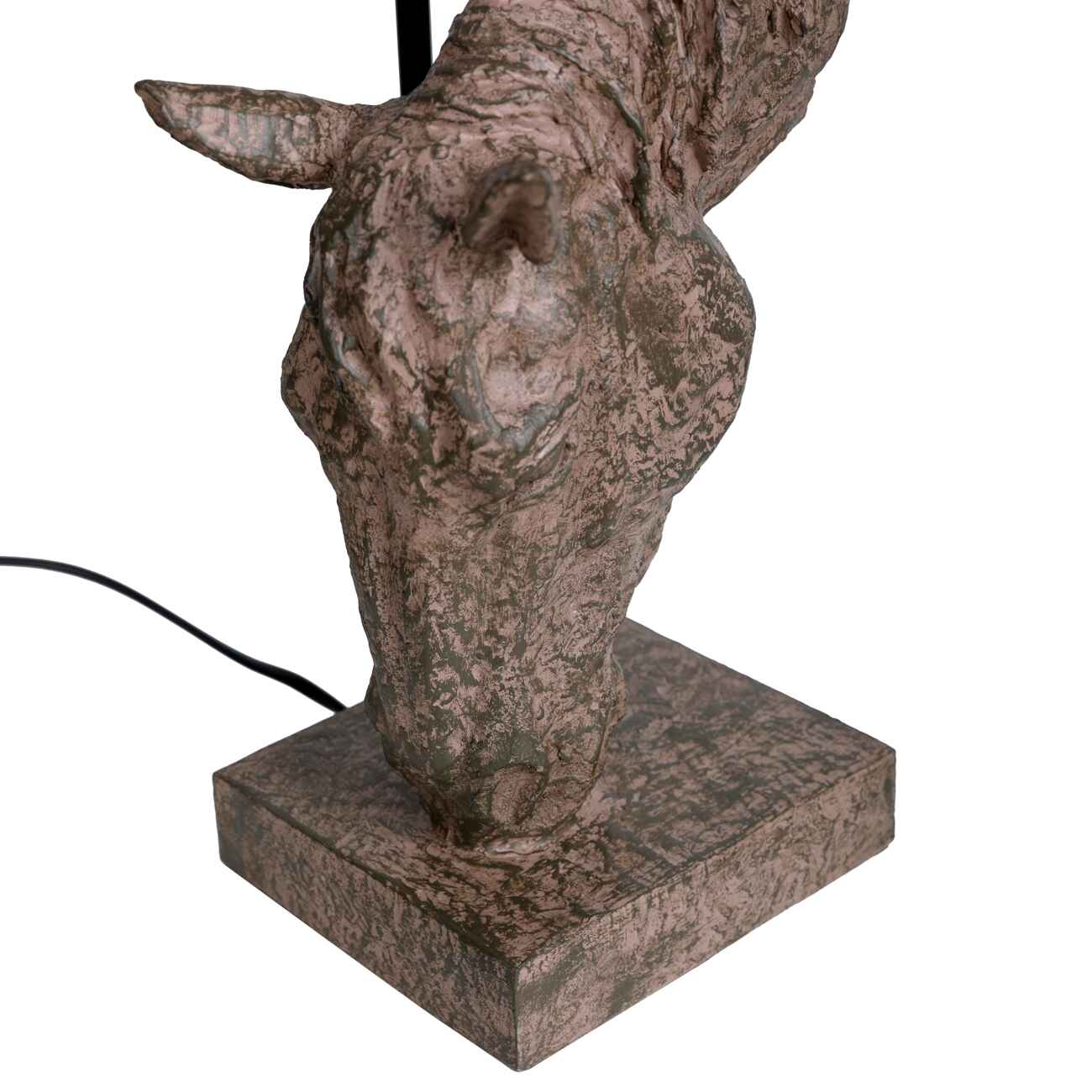Delia Horse Lamp with Shade-F