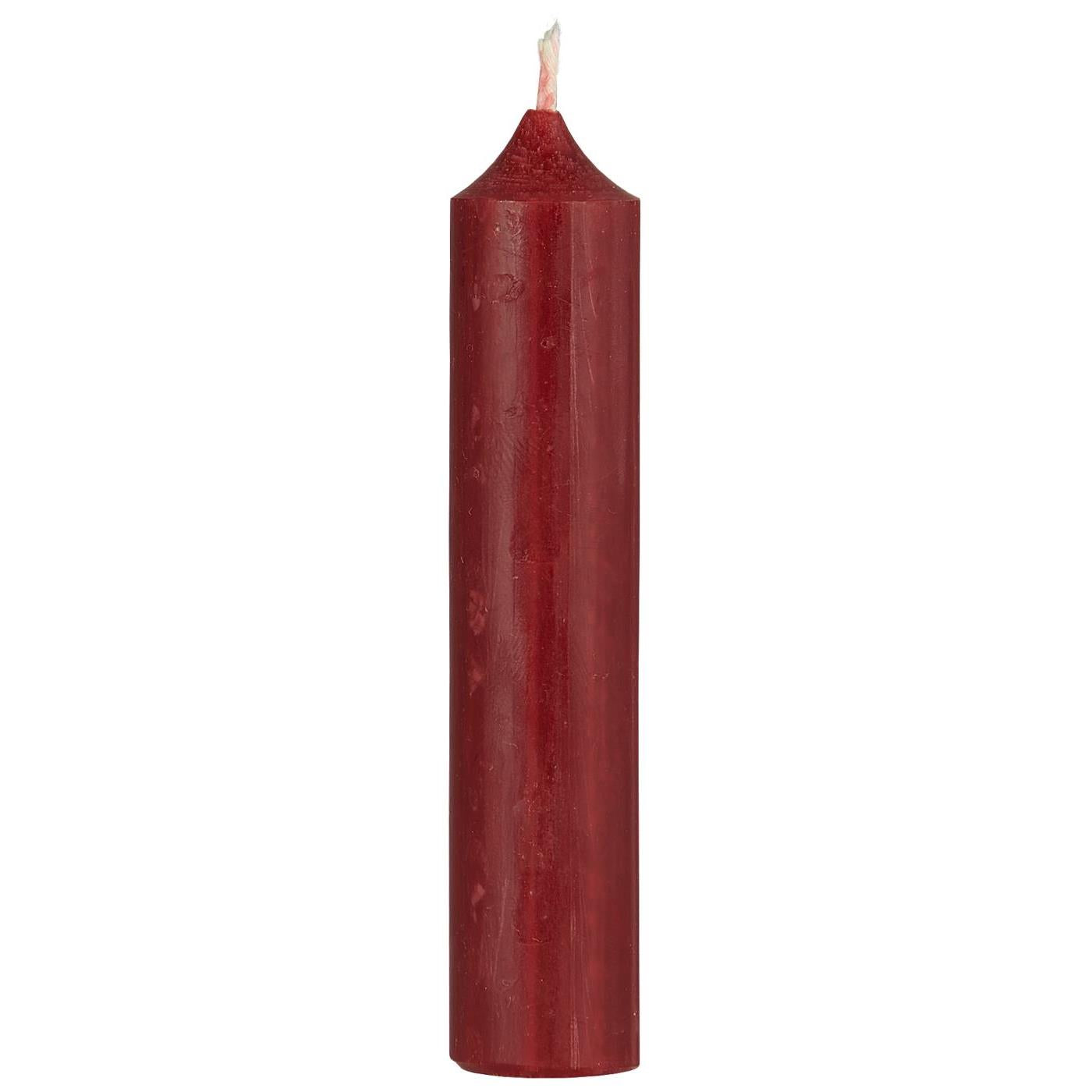 Short Bordeaux Dinner Candle 11cm