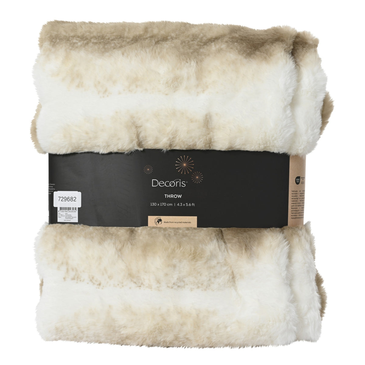 Faux Fur Throw 170cm | Annie Mo's