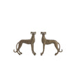 Bronze Effect Metal Dog Ornament 18cm - Style Choice