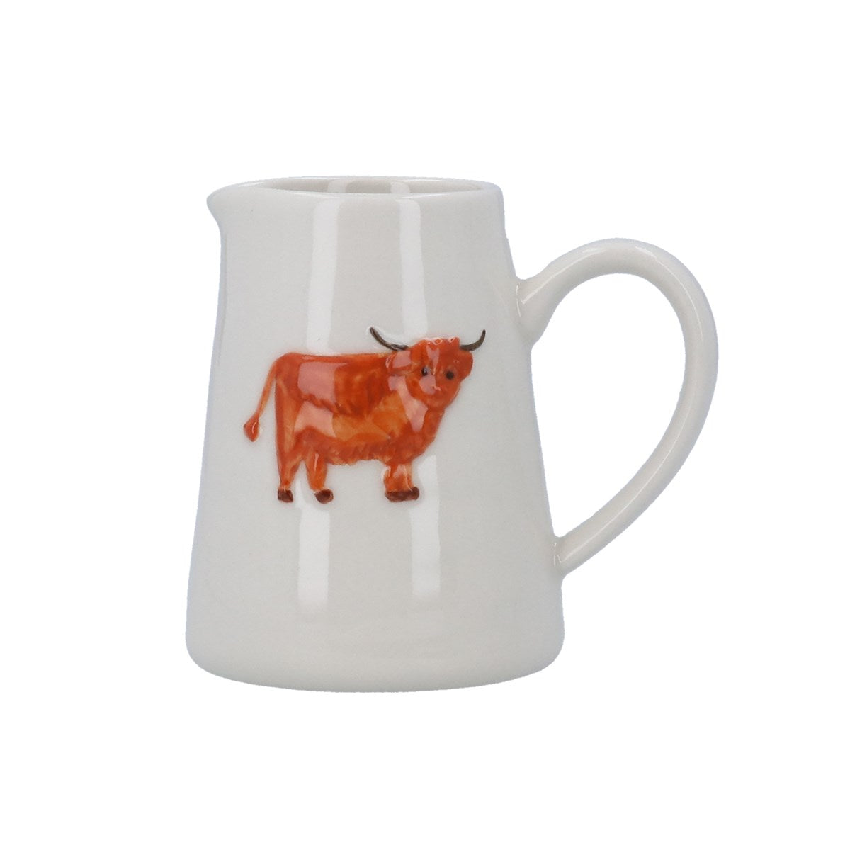 Stoneware Mini Jug with Highland Cow