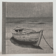 "Wooden Boat" Handmade Linen Hardcover Notebook | Journal