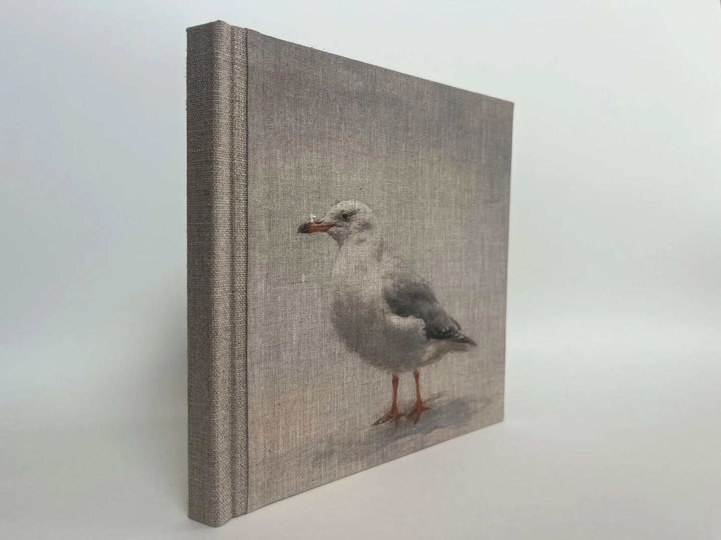 "Seagull" Handmade Linen Hardcover Notebook | Journal