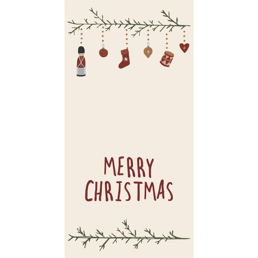 16 Paper Napkins - Merry Christmas with Garland 40cm | Annie Mo's