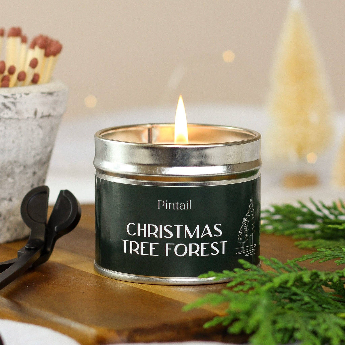 Christmas Tree Forest Classic Tin | Annie Mo's
