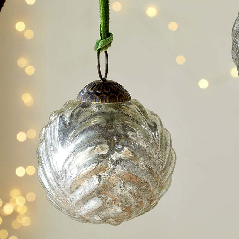 Adoya Baubles - Aged Nickel (Set of Four) 8cm | Annie Mo's C