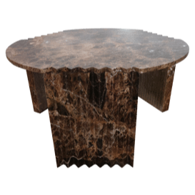 Pollock Irregular Round Coffee Table 80cm | Annie Mo's