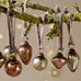 Adisa Bauble Jar - Antique Gold and Rust - Set of 16