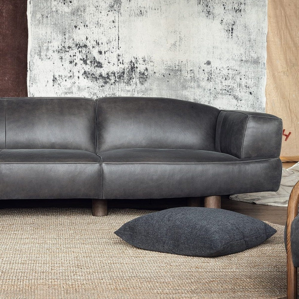 Asymmetry Three Seat Sofa | Leathers