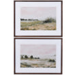 Set of Two Framed Shore Line Wall Prints