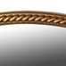 Large Golden Rope Effect Round Mirror 120cm