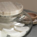 Glass Jar with Marble Lid 17cm