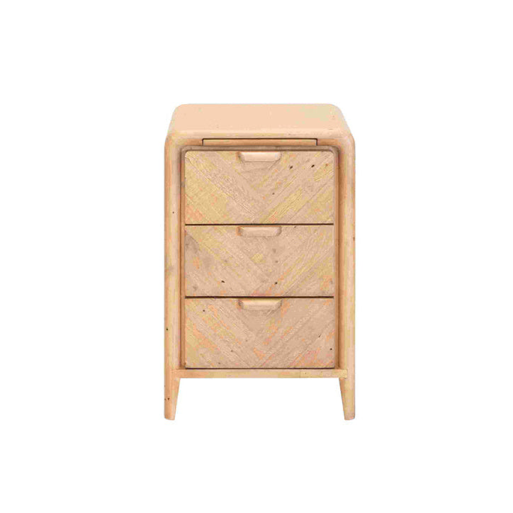 Atauro Three Drawer Bedside - Size Choice b