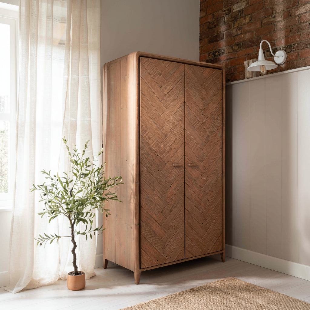 Atauro Double Wardrobe 195cm b