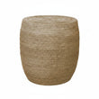 Rattan Drum Stool 45cm - Nude Wash | Annie Mo's