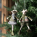 Mix of Two Assorted Henry and Hilda Mouse Hangers 15cm
