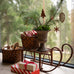 Rust Red Decorative Sleigh 60cm