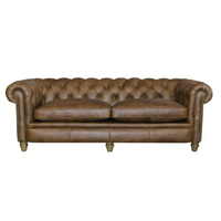 Abraham Junior Grand Sofa | Leathers | Annie Mo's