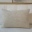 Abraham Moon Herringbone Natural Rectangle Cushion 1