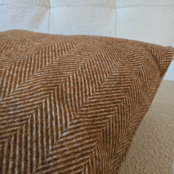 Abraham Moon Herringbone Rust 1