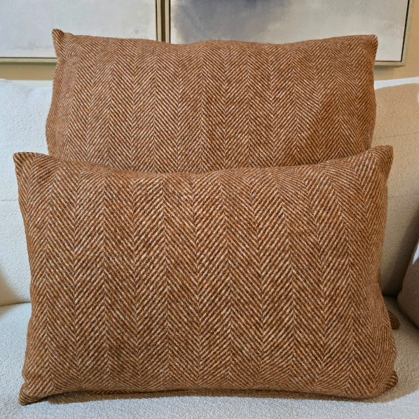 Abraham Moon Herringbone Rust 2