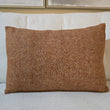 Abraham Moon Herringbone Rust Rectangle Cushion
