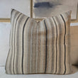 Abraham Moon Natural Stripe Square Cushion 59x59cm