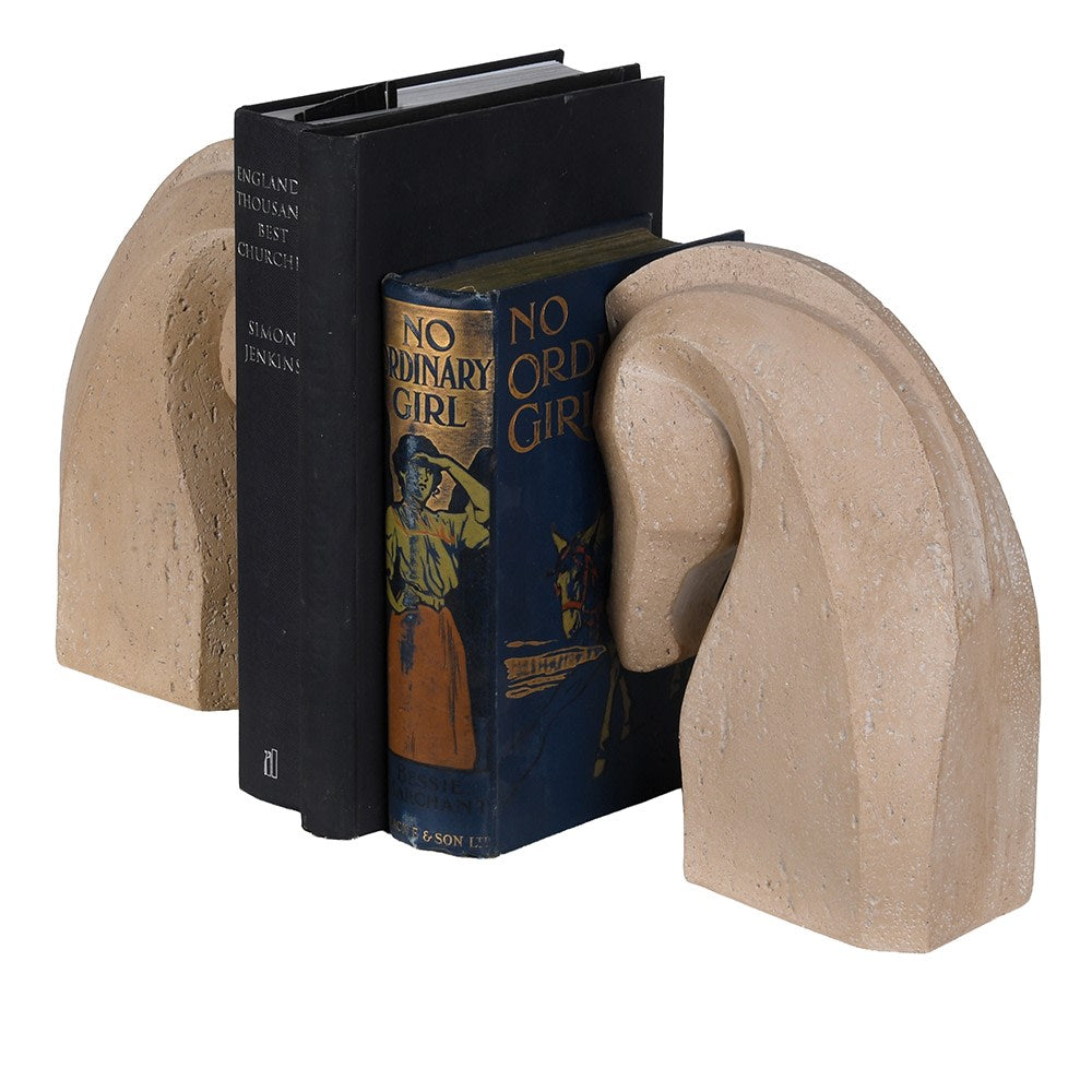 Abstract Horse Heads Bookends 22cm | Annie Mo's-B