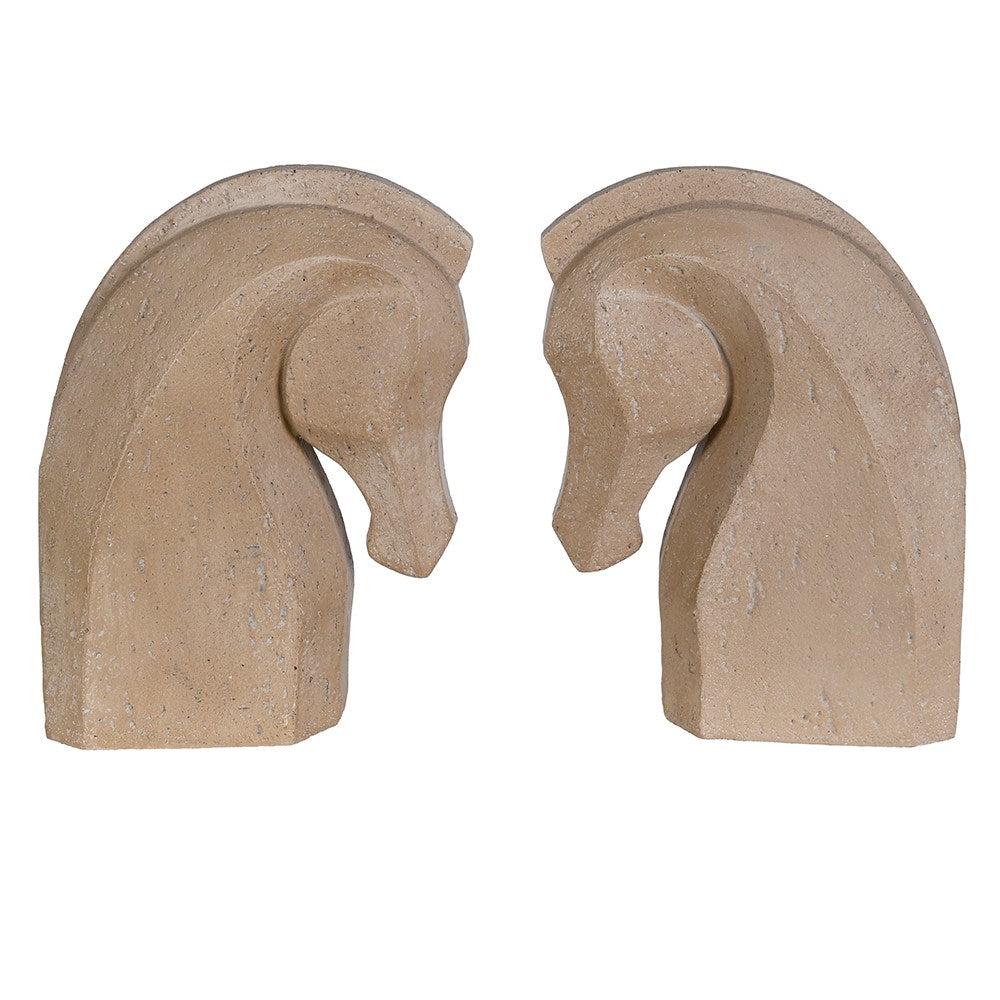 Abstract Horse Heads Bookends 22cm | Annie Mo's