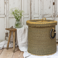 Accra Lidded Laundry Basket Large 50cm | Annie Mo's