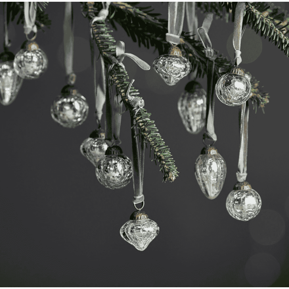Adisa Bauble Jar - Antique Silver - Set of 16-4