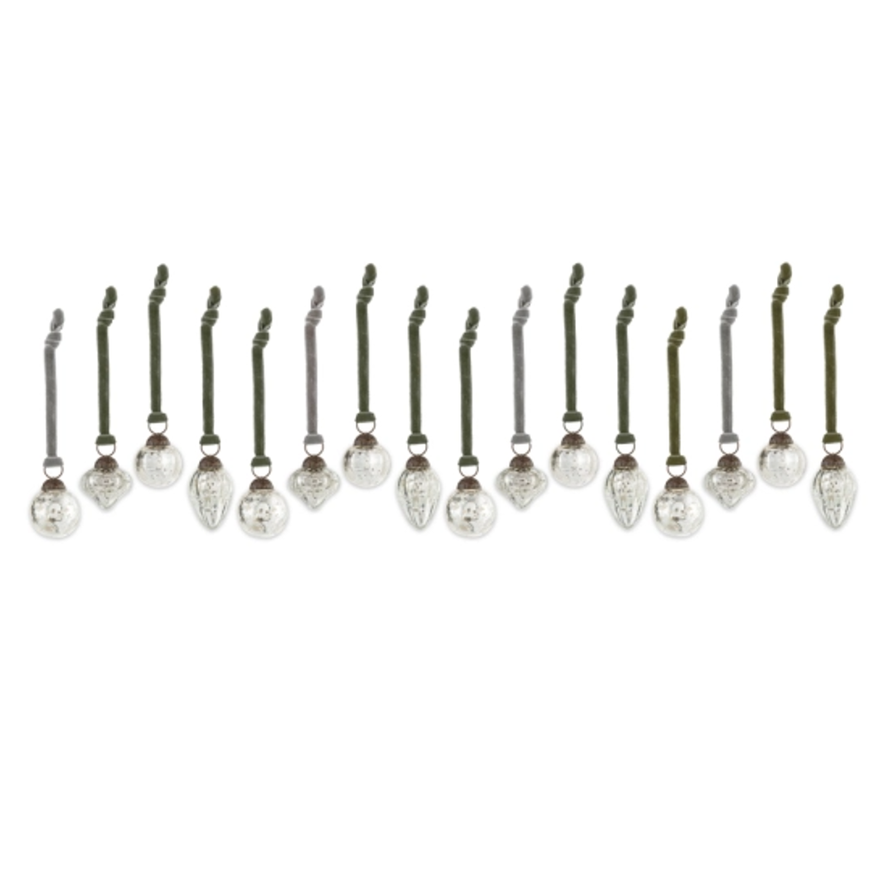 Adisa Bauble Jar - Antique Silver - Set of 16-5
