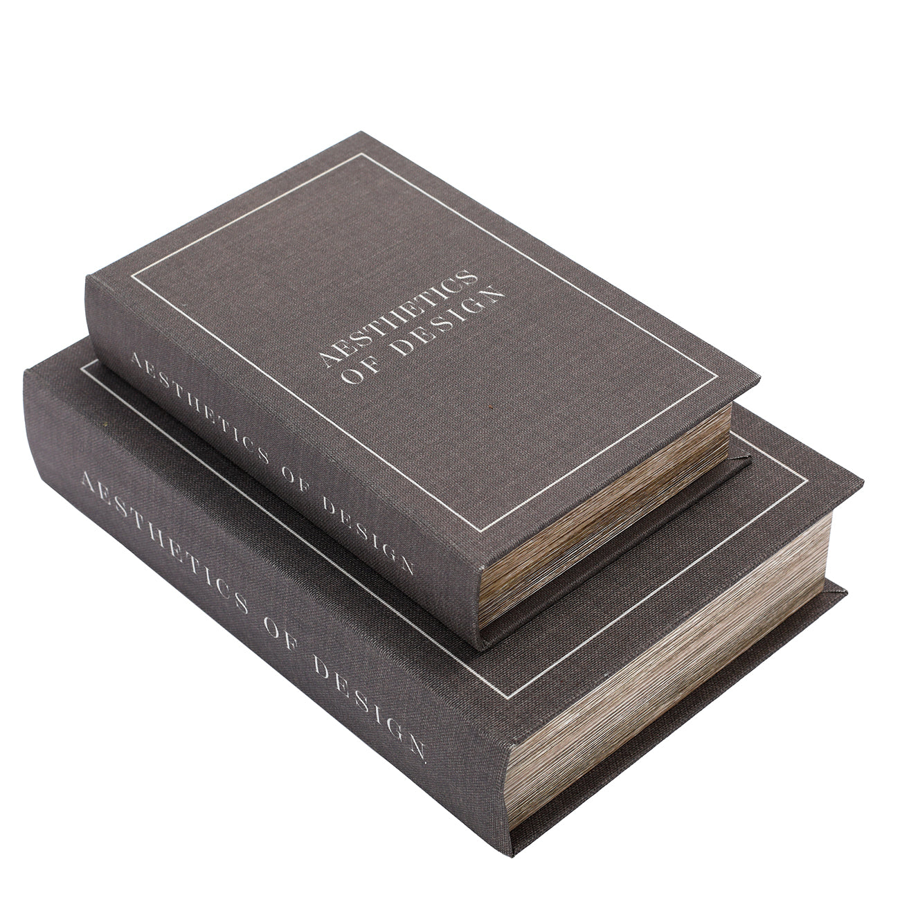 Aesthetics of Design Set of Two Book Boxes 30cm