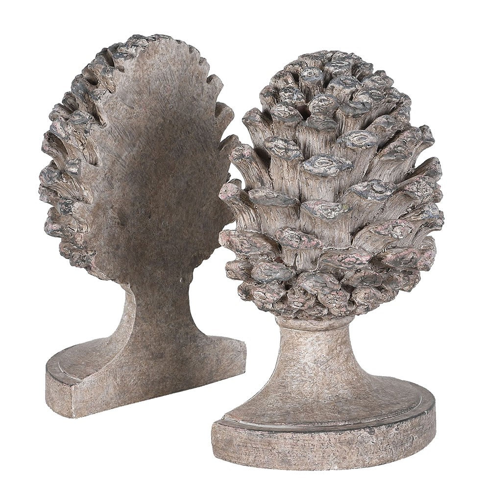 Aged Artichoke Book Ends 25cm | Annie Mo's-D