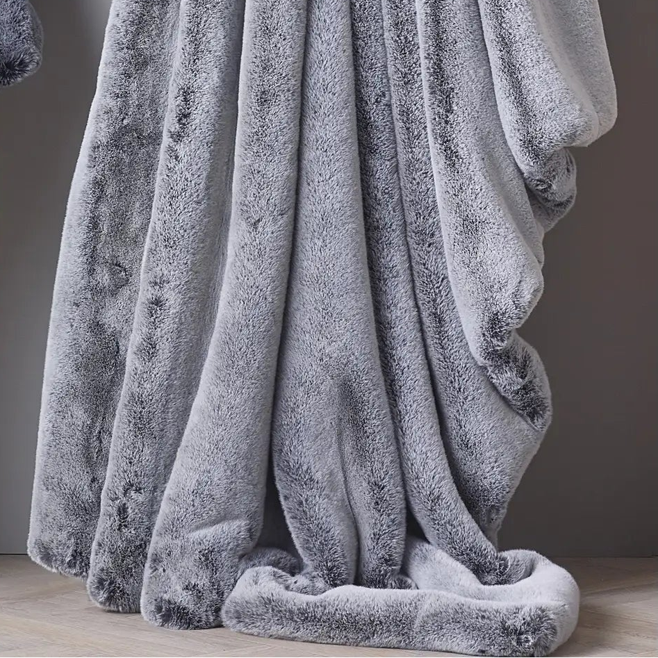 Alaska Fox Faux Fur Throw - Size Choice2