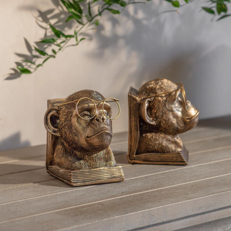 Alderton Monkey Bookends 25cm B | Annie Mo's