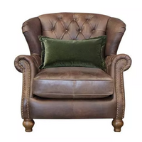 Alexander and James Wing Armchair | Leathers | Annie Mo's