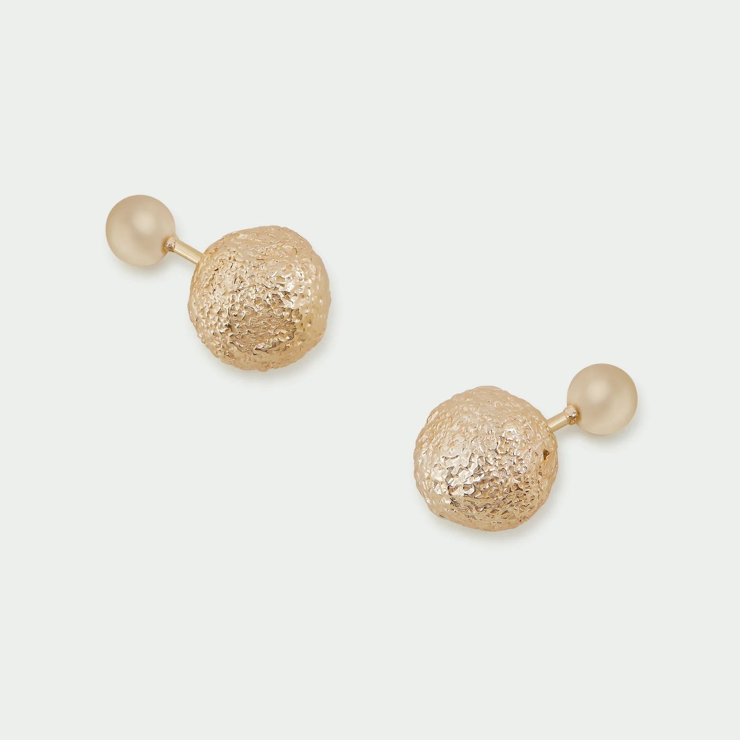 Wave Earrings Gold | Annie Mo's