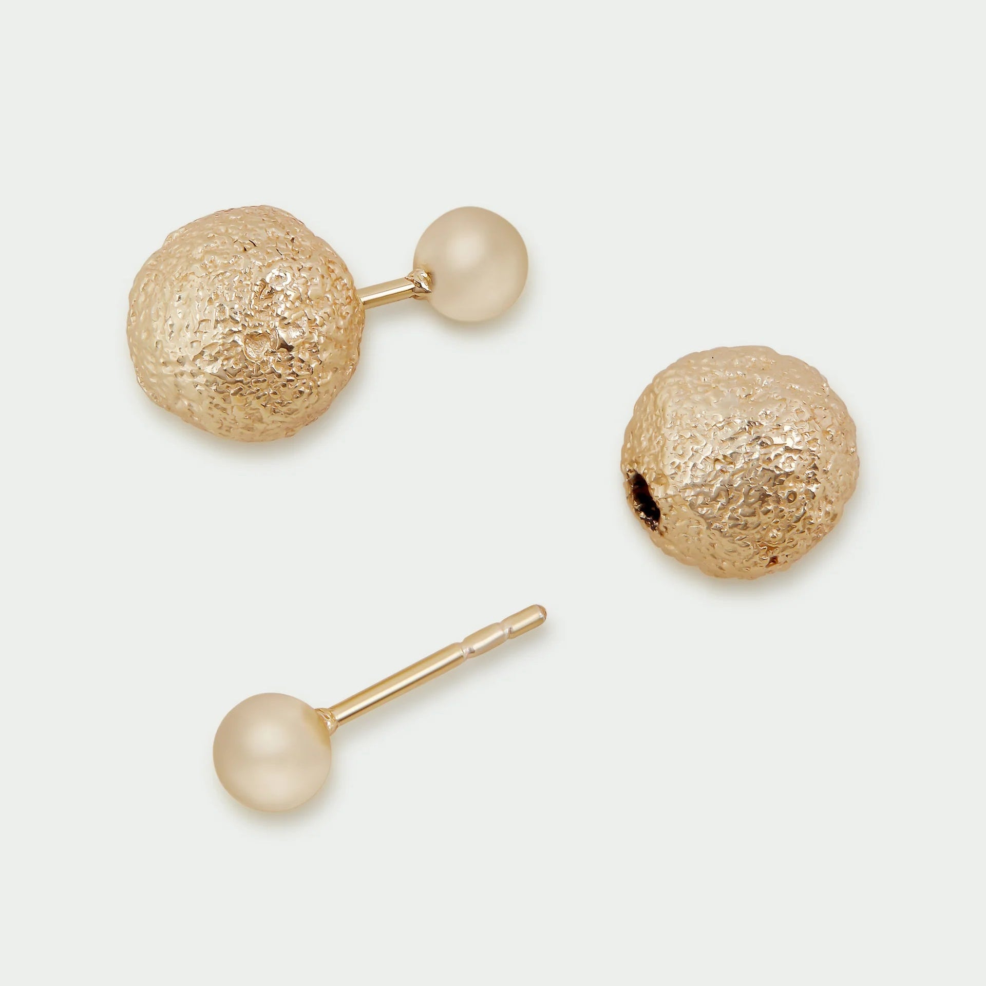 Wave Earrings Gold | Annie Mo's3