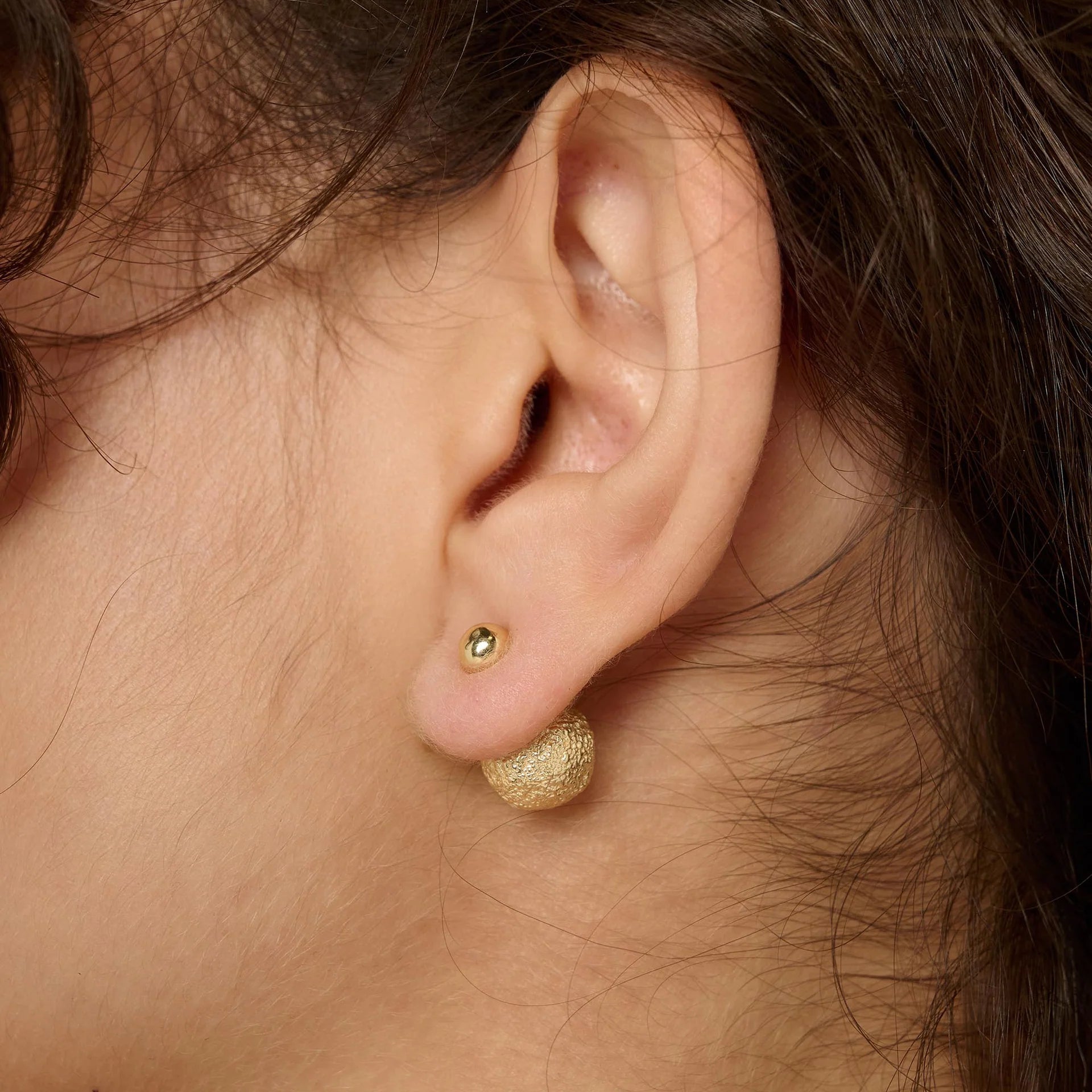 Wave Earrings Gold | Annie Mo's4