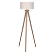 Almond Tripod Floor Lamp with Cotton Shade 149cm | Annie Mo's