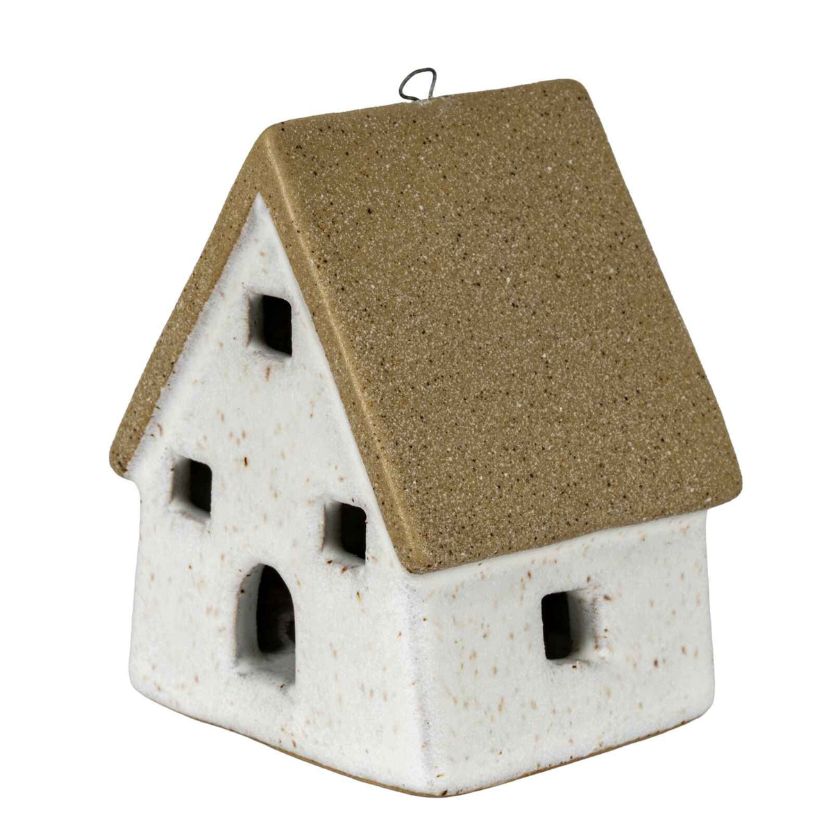 Alora Ceramic Large Town Cottage With LED Lights 8cm | Annie Mo's