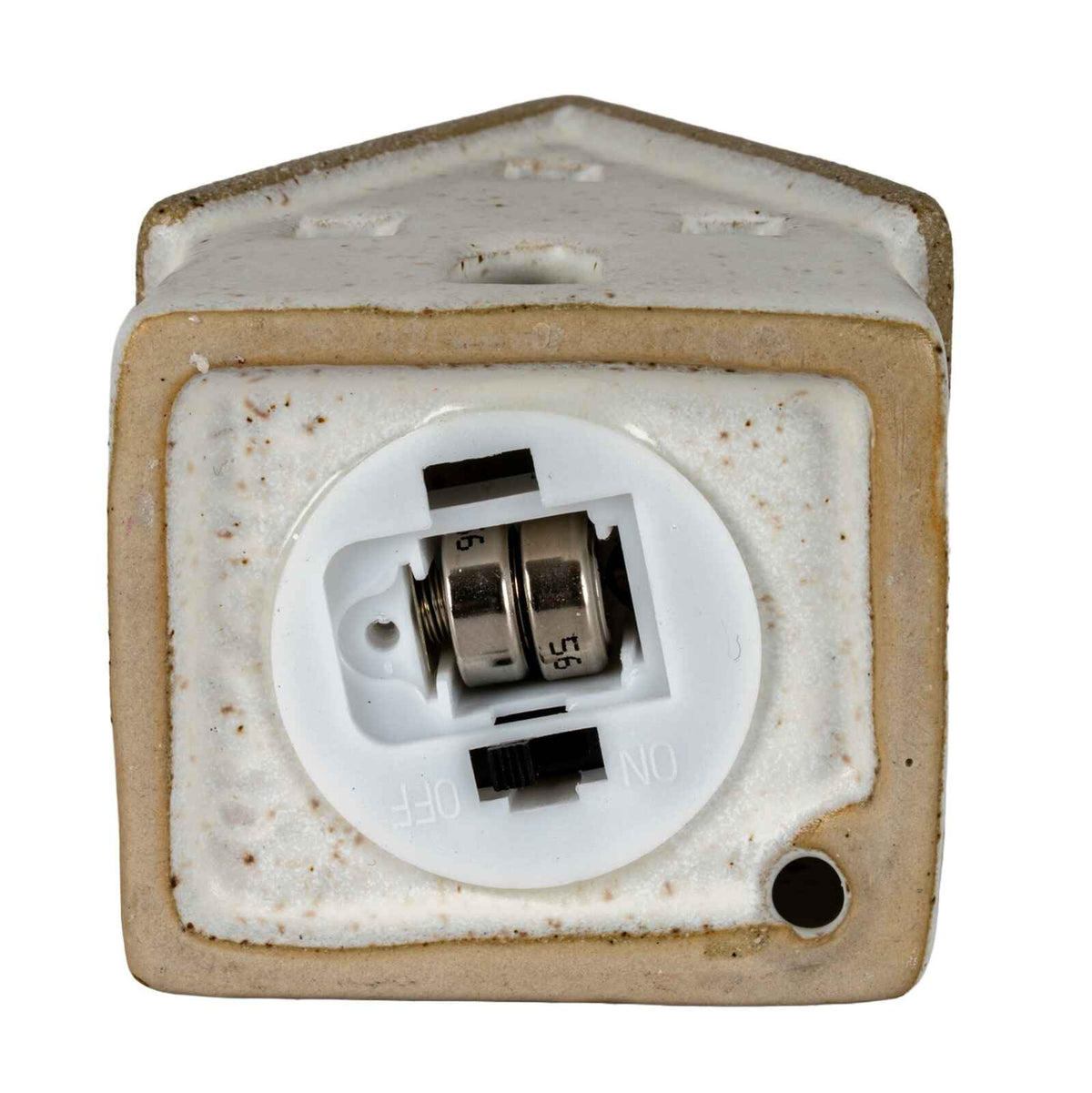 Alora Ceramic Large Town Cottage With LED Lights 8cm-D