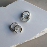 Amber Earrings Silver | Annie Mo's