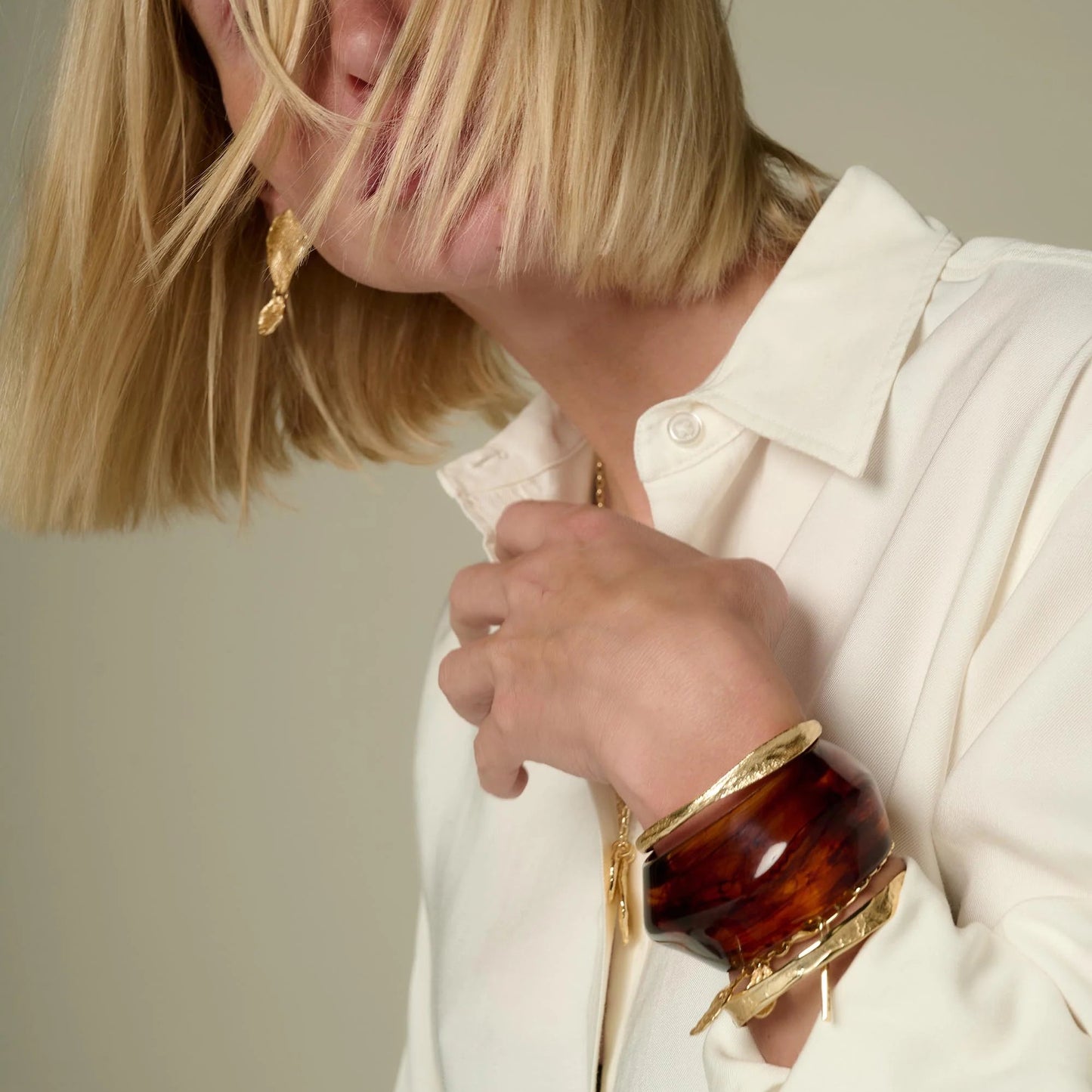 Amber Resin Bangle | Annie Mo's