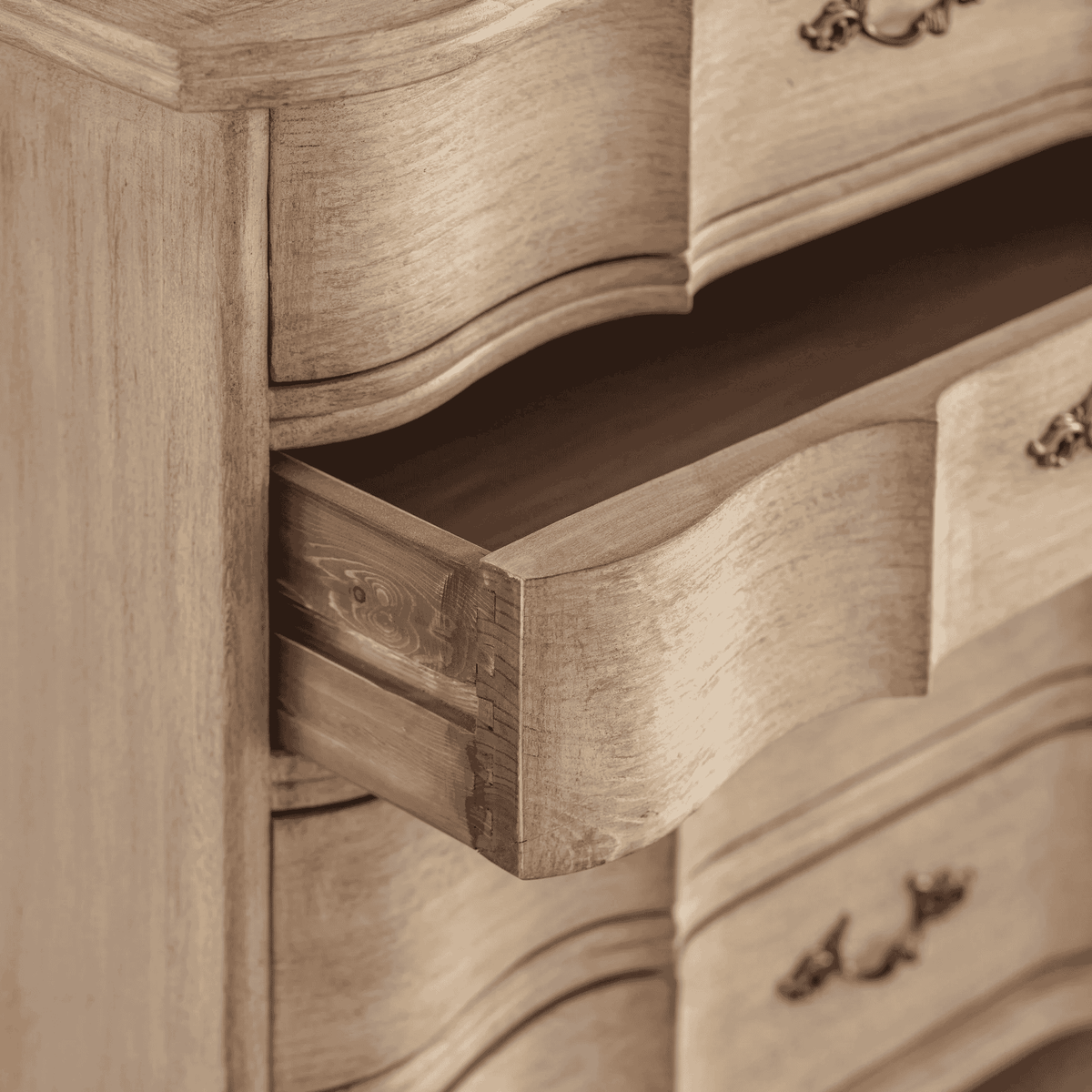 Ambersham Reclaimed Elm Large Chest of Four Drawers 90cm-C