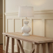 Amorie Table Lamp With Linen Shade 71cm | Annie Mo's